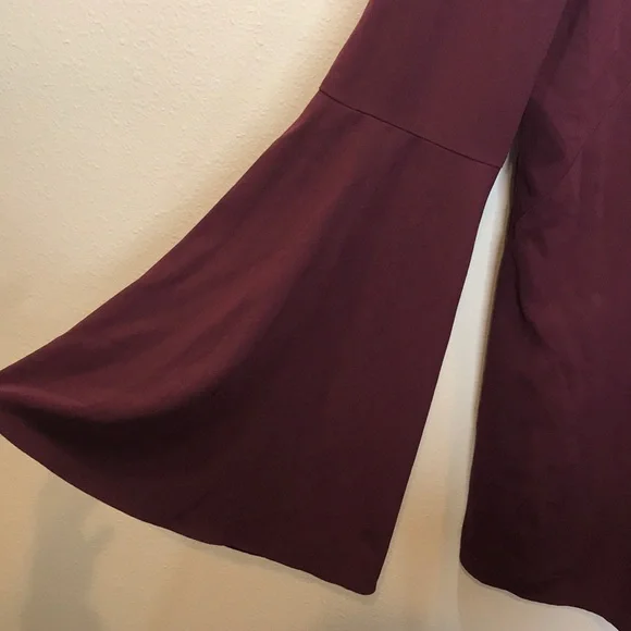 HALOGEN Deep Purple Tunic with Tie Back Plus Size - Picture 4 of 6